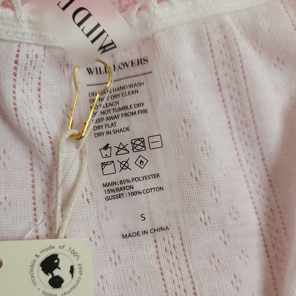 Free People Wild Lovers Cheeky Coquette Panty Sm - Picture 6 of 6